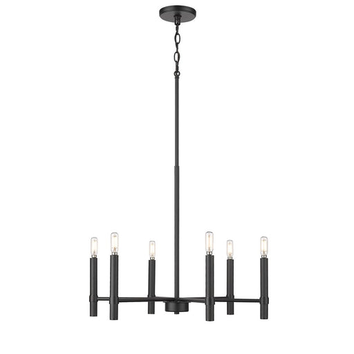Millennium Lighting Skyva 6Lt 21" Chandelier, Black