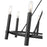 Millennium Lighting Skyva 8Lt 26" Chandelier, Black
