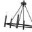 Millennium Lighting Skyva 6Lt 23" Chandelier, Black