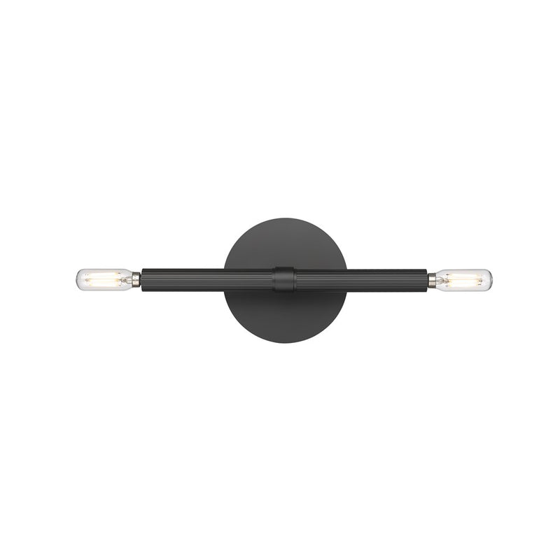 Millennium Lighting Skyva 2Lt 6" Wall Sconce, Black