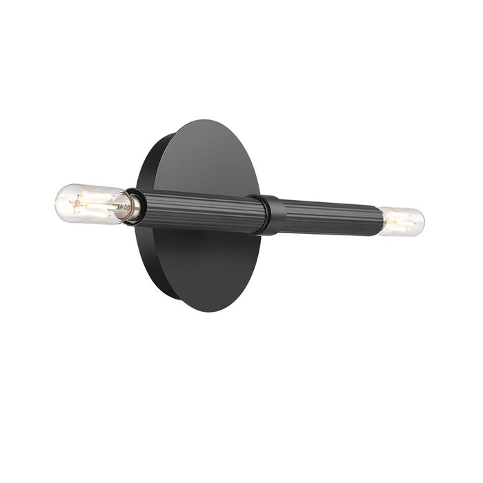 Millennium Lighting Skyva 2Lt 6" Wall Sconce, Black