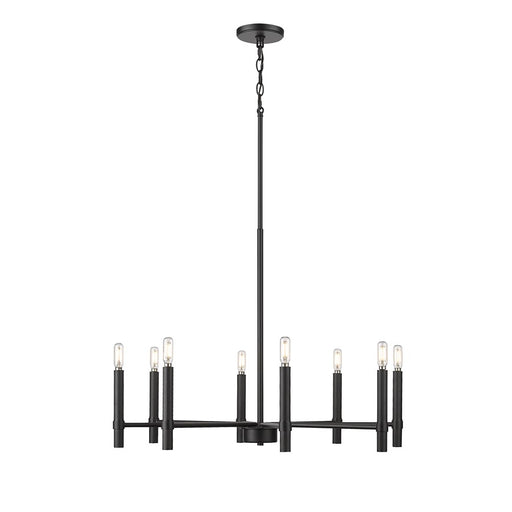 Millennium Lighting Skyva 8Lt 24" Chandelier, Black