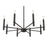 Millennium Lighting Skyva 8Lt 24" Chandelier, Black