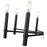Millennium Lighting Skyva 8Lt 24" Chandelier, Black