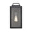 Millennium Gallatin 1Lt 16" Outdoor Wall Sconce, Black/Clear - 260001-TBK