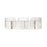 Millennium Lighting Rimini 3Lt Vanity, Polished Nickel/Clear - 26003-PN