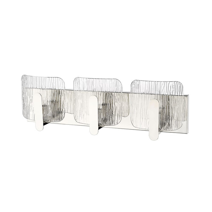 Millennium Lighting Rimini 3Lt Vanity, Polished Nickel/Clear