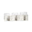 Millennium Lighting Rimini 3Lt Vanity, Polished Nickel/Clear