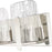 Millennium Lighting Rimini 3Lt Vanity, Polished Nickel/Clear