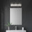 Millennium Lighting Rimini 3Lt Vanity, Polished Nickel/Clear