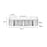 Millennium Lighting Rimini 3Lt Vanity, Polished Nickel/Clear