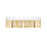 Millennium Lighting Rimini 3Lt Vanity, Vintage Brass/Clear - 26003-VB