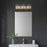 Millennium Lighting Rimini 3Lt Vanity, Vintage Brass/Clear