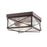 Millennium Lighting Robinson 2 Light 7.5" Flushmount, Bronze