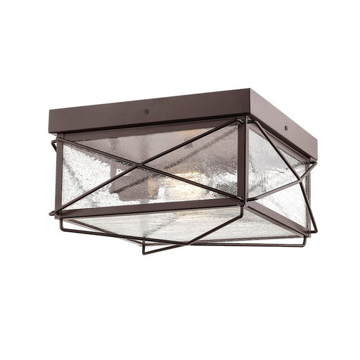 Millennium Lighting Robinson 2 Light 7.5" Flushmount, Bronze