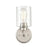 Millennium Lighting 1 Light Wall Sconce, Clear Glass