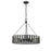 Millennium Lighting Stella 6Lt Chandelier, Black