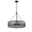 Millennium Lighting Stella 6Lt Chandelier, Black