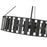 Millennium Lighting Stella 6Lt Chandelier, Black