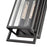 Millennium Lighting Agatha 2Lt 20" Outdoor Wall Sconce, Black/Clear
