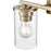 Millennium Lighting Verlana 2Lt 14" Vanity, Modern Gold/Clear