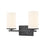 Millennium Lighting Verlana 14" 2Lt Vanity, Matte Black/Etched White - 2702WG-MB