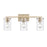 Millennium Lighting Verlana 3Lt 22" Vanity, Modern Gold/Clear