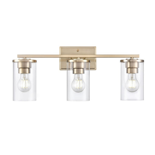 Millennium Lighting Verlana 3Lt 22" Vanity, Modern Gold/Clear