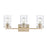 Millennium Lighting Verlana 3Lt 22" Vanity, Modern Gold/Clear