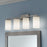 Millennium Lighting Verlana 27.75" 4Lt Vanity, Nickel/Etched White