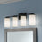 Millennium Lighting Verlana 27.75" 4Lt Vanity, Black/Etched White