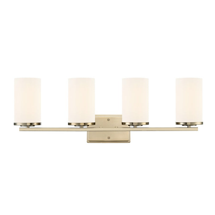 Millennium Lighting Verlana 27.75" 4Lt Vanity, Gold/Etched White