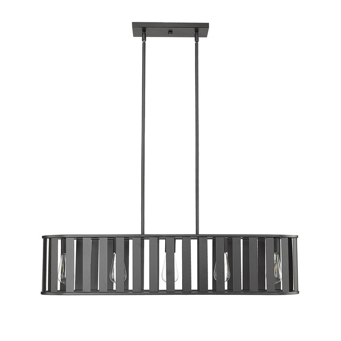 Millennium Lighting Stella 5Lt Chandelier, Black - 27105-MB