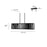 Millennium Lighting Stella 5Lt Chandelier, Black