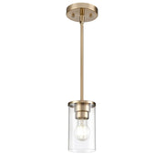 Millennium Lighting Verlana 1Lt 5" Pendant, Modern Gold/Clear - 2711-MG