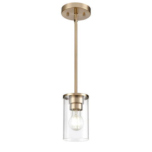Millennium Lighting Verlana 1Lt 5" Pendant, Modern Gold/Clear - 2711-MG