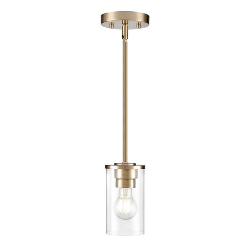 Millennium Lighting Verlana 1Lt 5" Pendant, Modern Gold/Clear