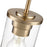 Millennium Lighting Verlana 1Lt 5" Pendant, Modern Gold/Clear