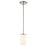 Millennium Lighting Verlana 5" 1Lt Mini Pendant, Nickel/Etched White