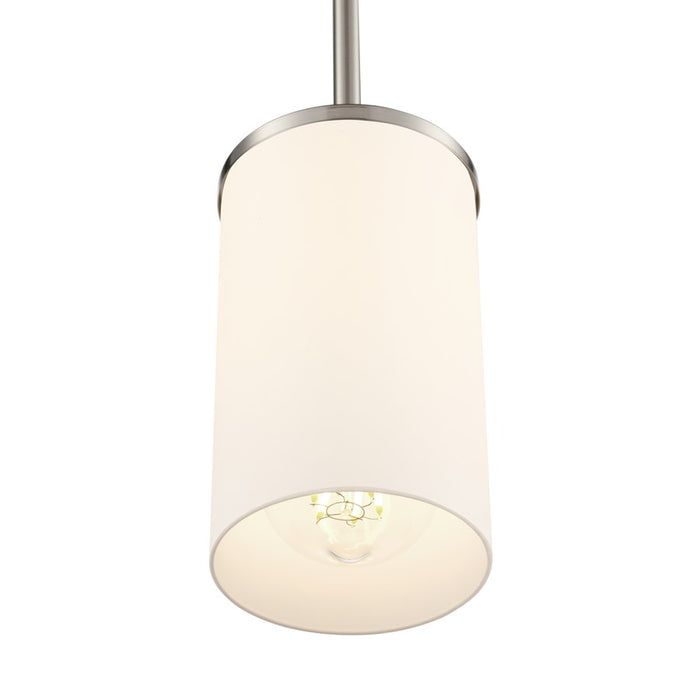Millennium Lighting Verlana 5" 1Lt Mini Pendant, Nickel/Etched White