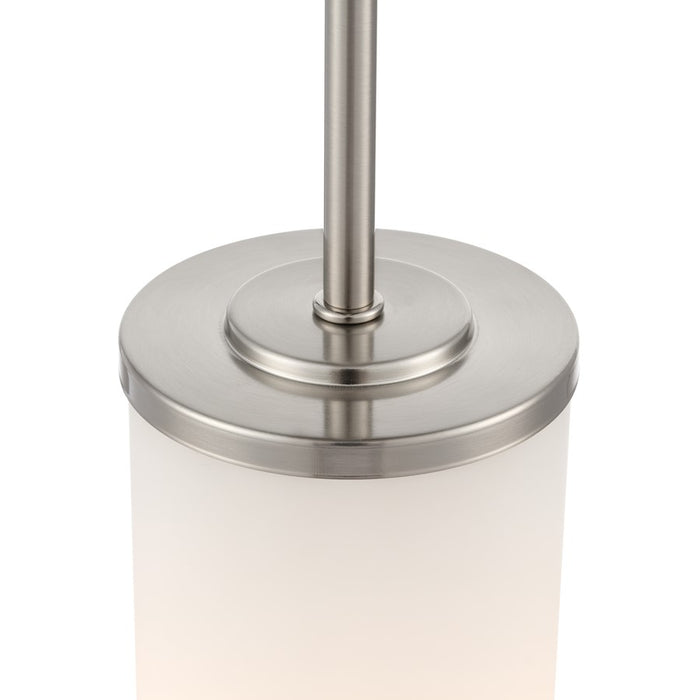 Millennium Lighting Verlana 5" 1Lt Mini Pendant, Nickel/Etched White