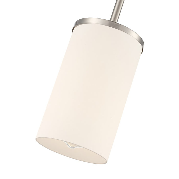 Millennium Lighting Verlana 5" 1Lt Mini Pendant, Nickel/Etched White