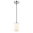 Millennium Lighting Verlana 5" 1Lt Mini Pendant, Chrome/Etched White - 2711WG-CH