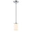 Millennium Lighting Verlana 5" 1Lt Mini Pendant, Chrome/Etched White