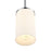Millennium Lighting Verlana 5" 1Lt Mini Pendant, Chrome/Etched White