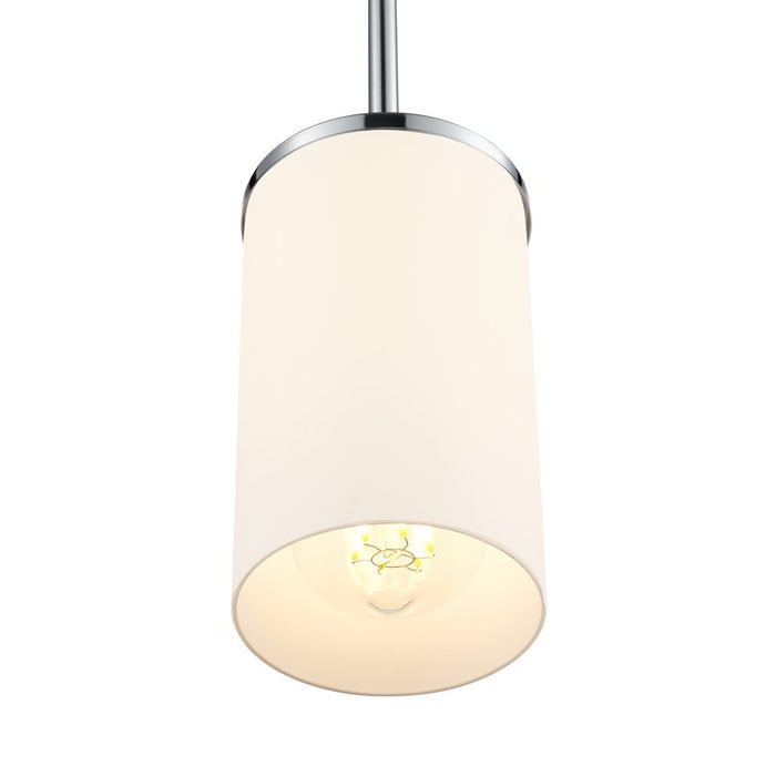 Millennium Lighting Verlana 5" 1Lt Mini Pendant, Chrome/Etched White