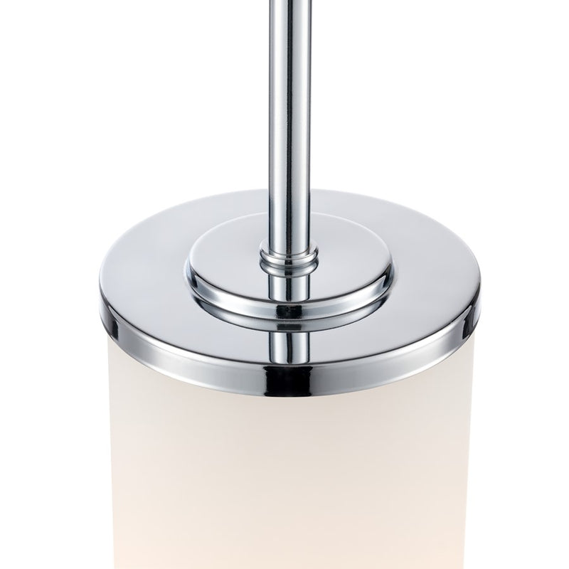 Millennium Lighting Verlana 5" 1Lt Mini Pendant, Chrome/Etched White