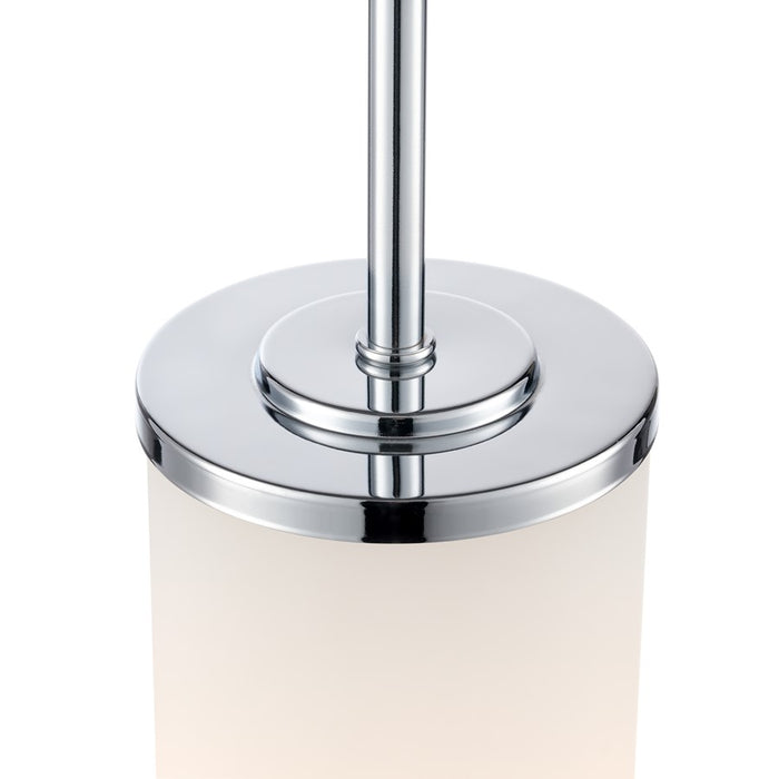Millennium Lighting Verlana 5" 1Lt Mini Pendant, Chrome/Etched White