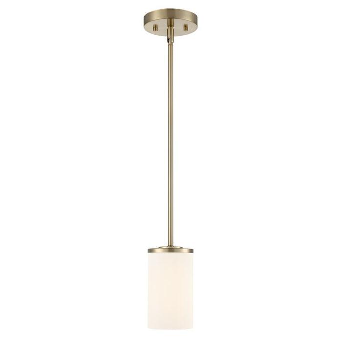 Millennium Lighting Verlana 5" 1Lt Mini Pendant, Gold/Etched White