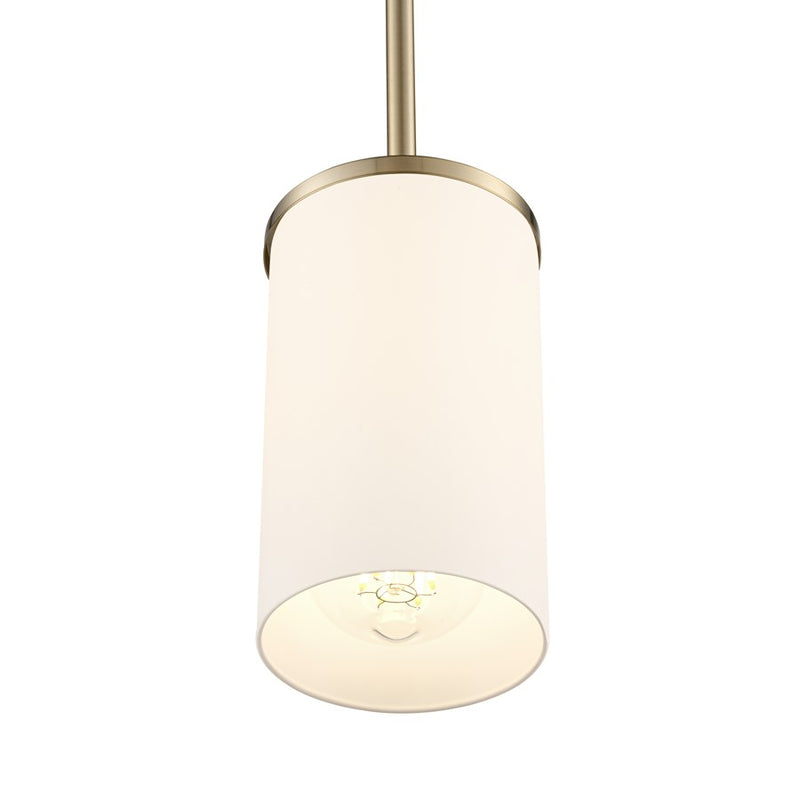 Millennium Lighting Verlana 5" 1Lt Mini Pendant, Gold/Etched White